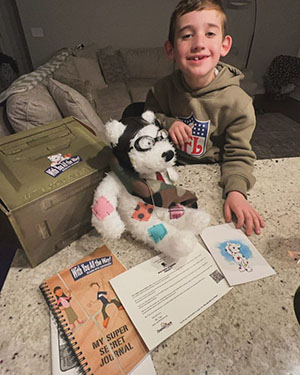 Wounded Warrior Project community partner Comfort Crew provides kits to military children to help them adjust to things like deployment, injuries, and grief.
